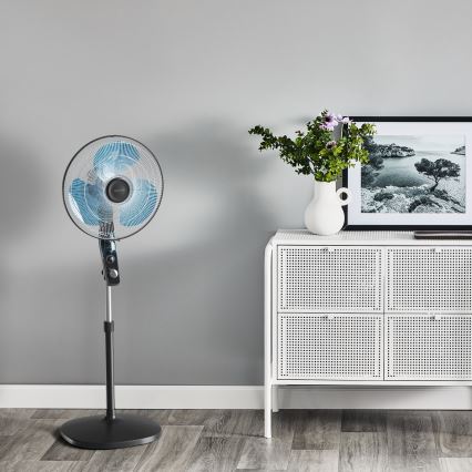 Rowenta - Podni ventilator s odbijačem komaraca ESSENTIAL+ 60W/230V 130 cm crna