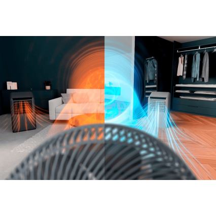 Rowenta - Stolni ventilator TURBO SWIFT COMPACT 230V plava+ daljinski upravljač