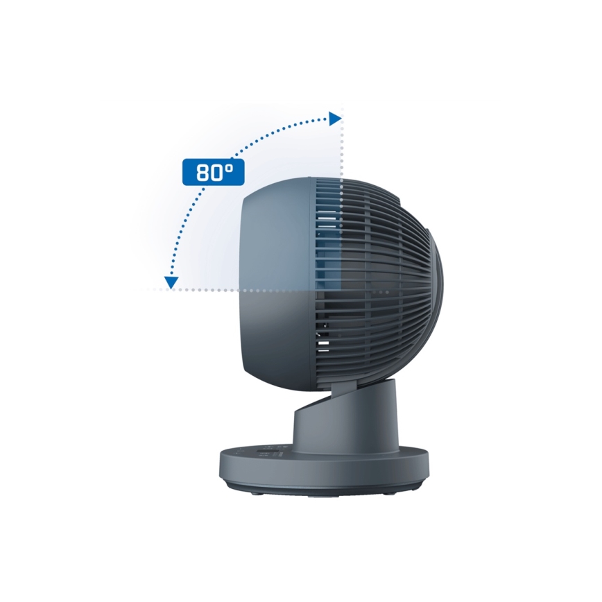 Rowenta - Stolni ventilator TURBO SWIFT COMPACT 230V plava+ daljinski upravljač
