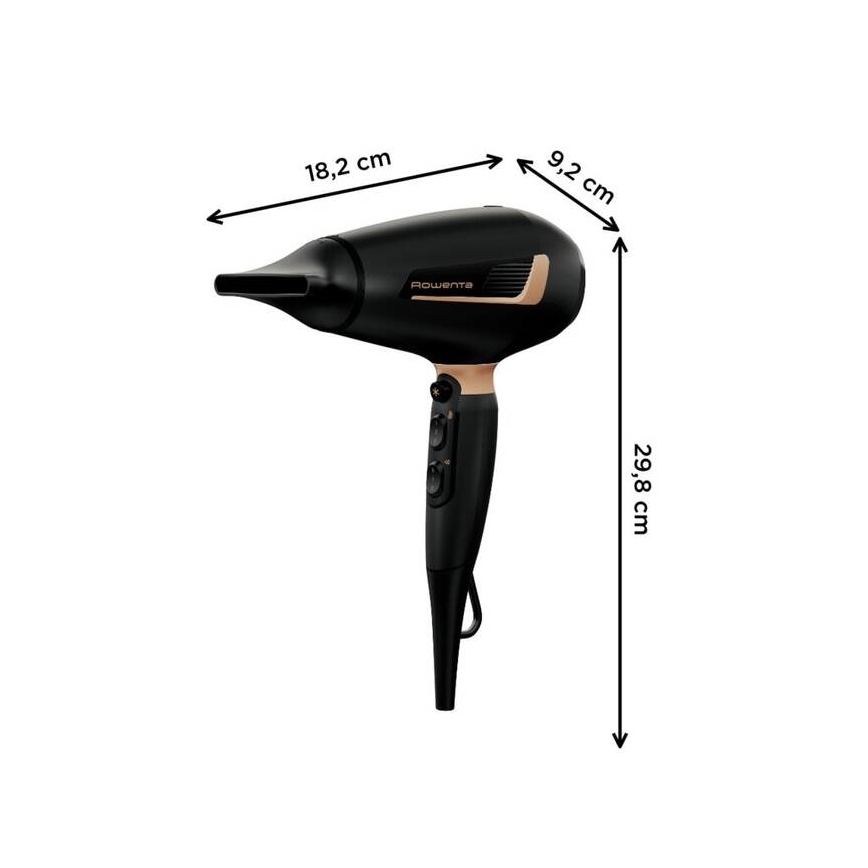 Rowenta - Sušilo za kosu PRO EXPERT 2200W/230V crna