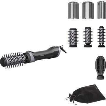 Rowenta - Sušilo za kosu s četkom BRUSH ACTIV 1000W/230V, crna