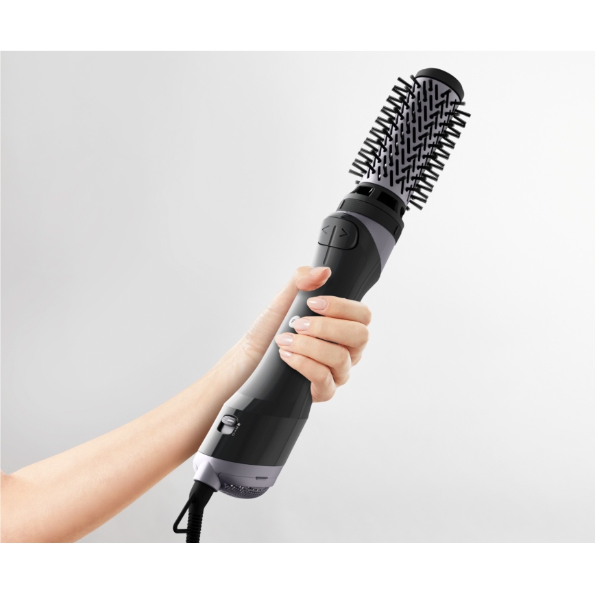 Rowenta - Sušilo za kosu s četkom BRUSH ACTIV 1000W/230V, crna
