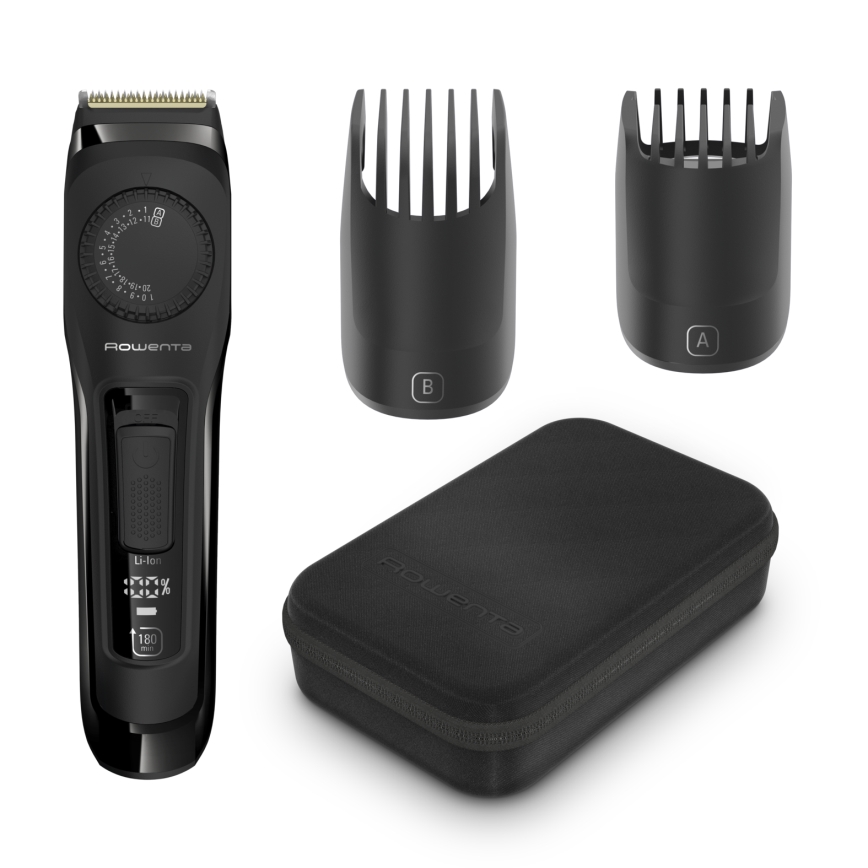 Rowenta - Trimer za bradu VIRTUO BEARD TRIMMER, crne boje, 1200 mAh