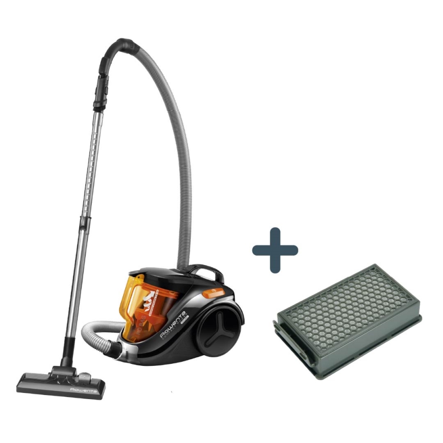 Rowenta - Usisivač bez vrećice COMPACT POWER 1,5l 750W/230V crna/narančasta