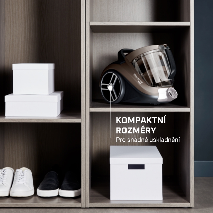 Rowenta - Usisivač bez vrećice COMPACT POWER XXL 2,5l 900W/230V smeđa