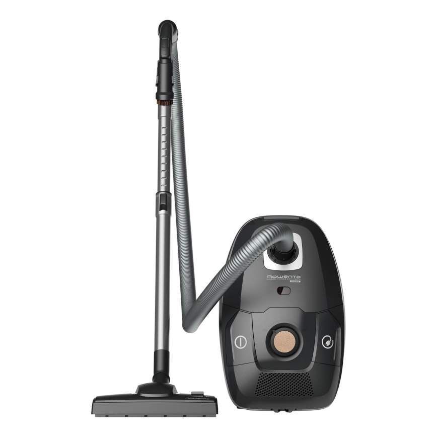 Rowenta - Usisivač s vrećicom ZELENA FORCE EFFITECH ECO TOTAL CLEAN 400W/230V crna