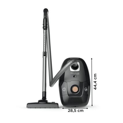 Rowenta - Usisivač s vrećicom ZELENA FORCE EFFITECH ECO TOTAL CLEAN 400W/230V crna