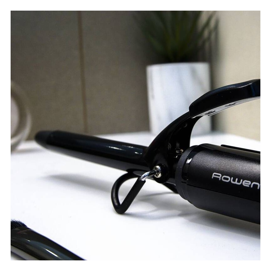 Rowenta - Uvijač za kosu CURLING TONG BASIC 25W/230V crna