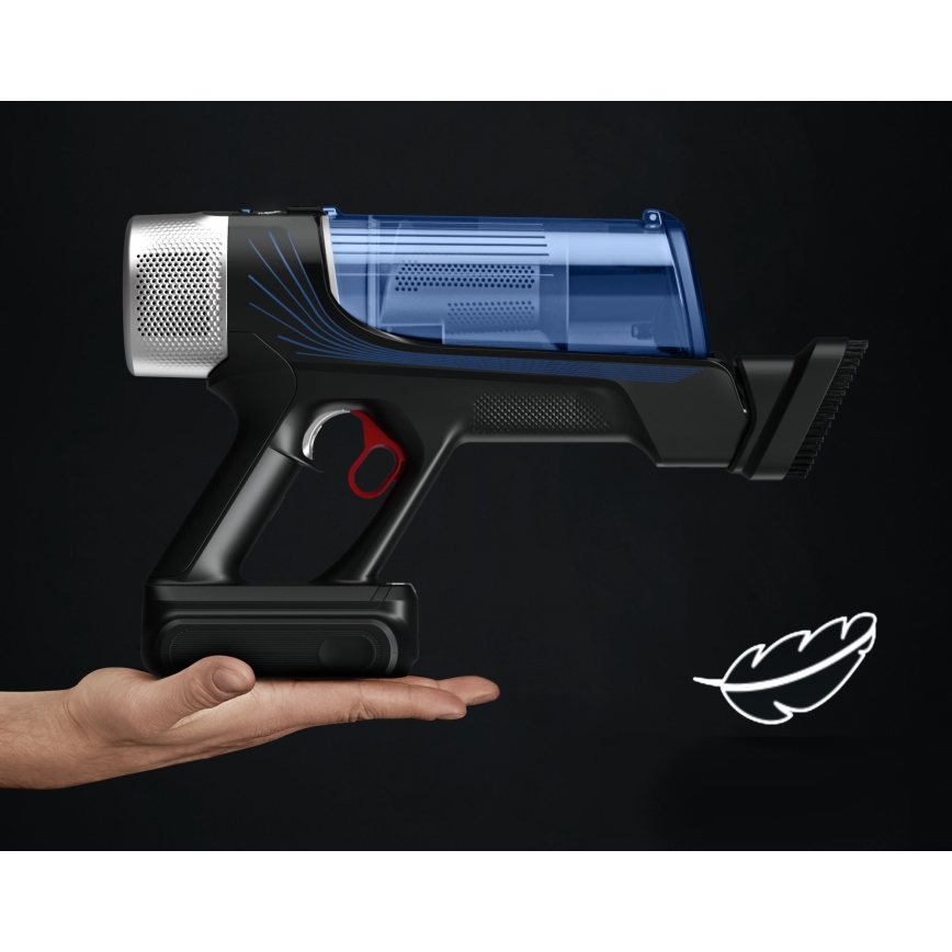 Rowenta - Usisavač s motkom i mopom X-FORCE FLEX ANIMAL AQUA AUTO 4u1 250W/25,2V 2500 mAh crna/plava