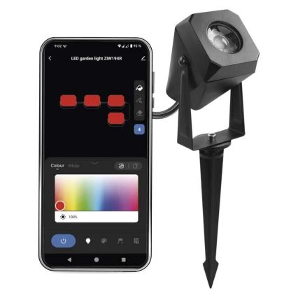 LED RGBIC Prigušiva vanjska lampa GoSmart - proširenje LED/1,5W/230V 3000-6500K IP65 Wi-Fi Tuya