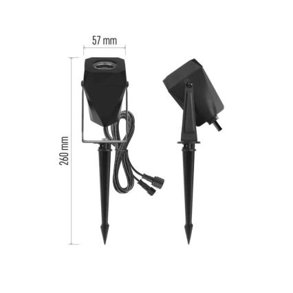 LED RGBIC Prigušiva vanjska lampa GoSmart - proširenje LED/1,5W/230V 3000-6500K IP65 Wi-Fi Tuya
