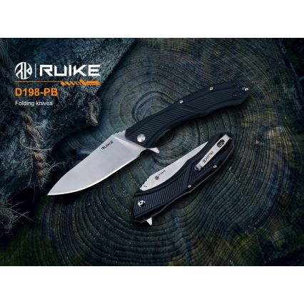 Ruike RUD198PB - Sklopivi džepni nož 23,1 cm crne boje