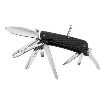 Ruike RULD51 - Višenamjenski džepni nož TREKKER 11,4 cm/17 funkcija crna