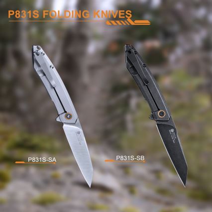 Ruike RUP831SSB - Sklopivi kompaktni nož 19,5 cm crna