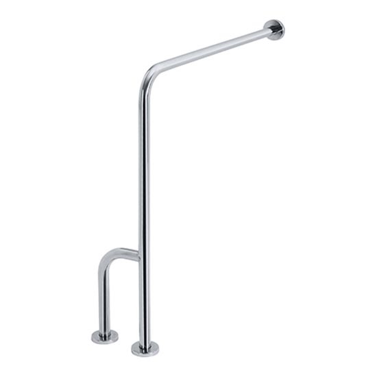 Rukohvat za oslonac 23x89 cm nehrđajući čelik/srebrna