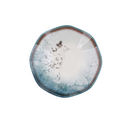 Sada za jelo, 24 kom., plava/porculan