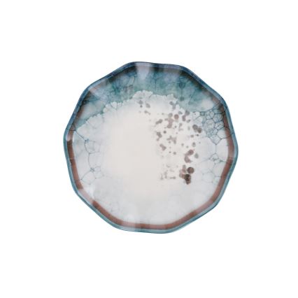 Sada za jelo, 24 kom., plava/porculan