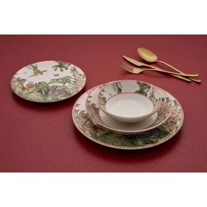 Sada za jelo 24 kom šarena/keramika