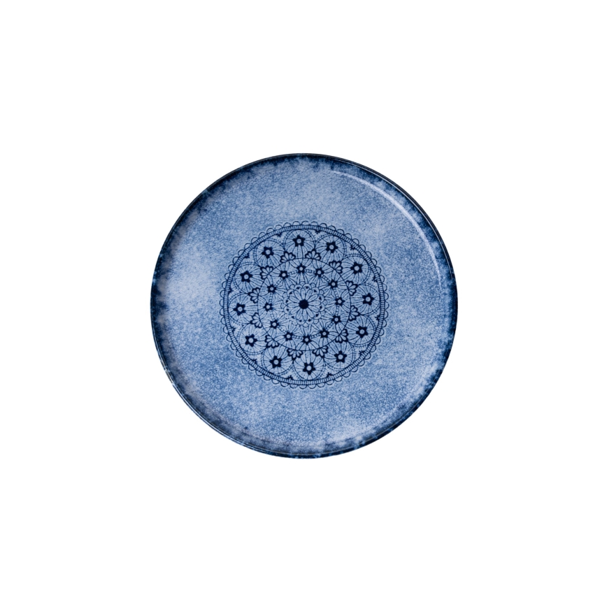 Sada za jelo, 27 kom., plava/porculan