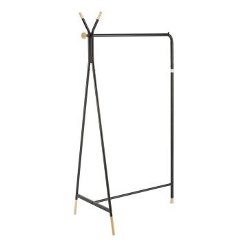 Samostojeća vješalica 165x91 cm CHENE crna/bež