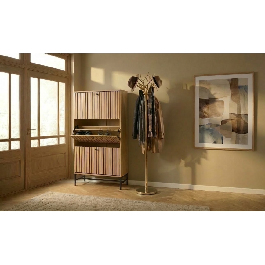 Samostojeća vješalica 180x40 cm BRANCHE zlatna