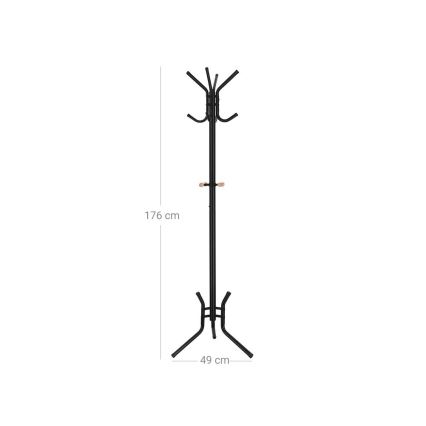 Samostojeća vješalica LINEA, crna