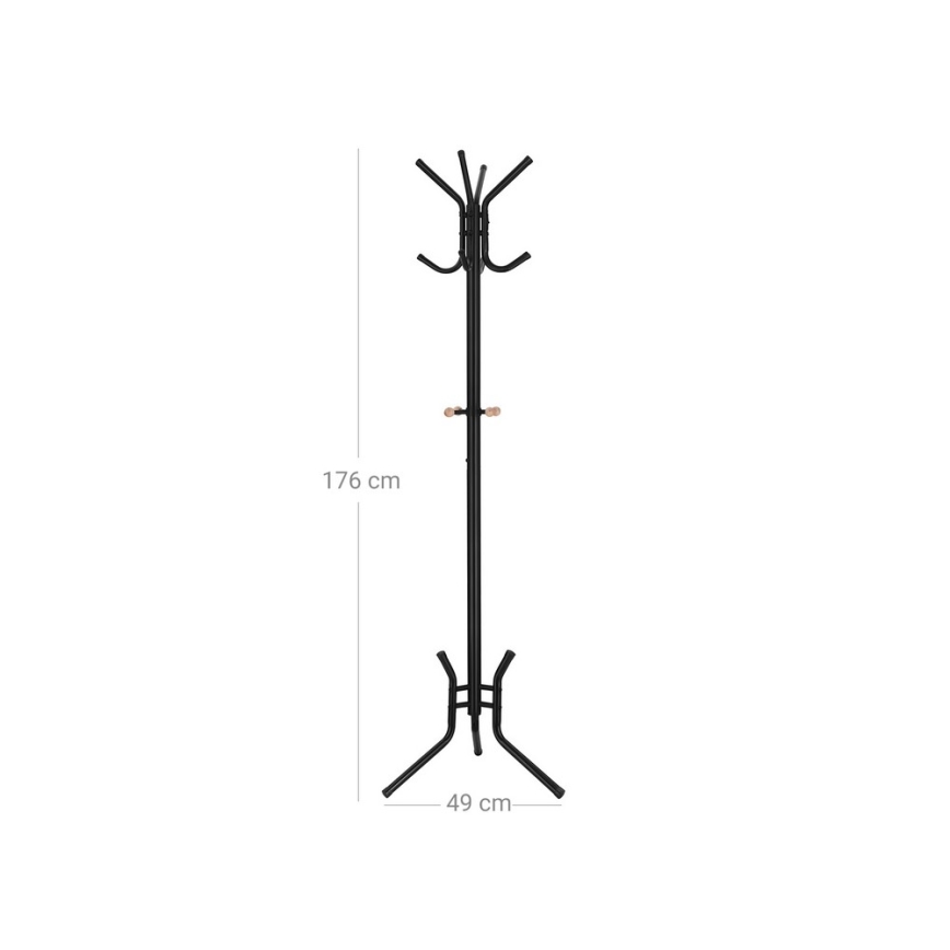 Samostojeća vješalica LINEA, crna