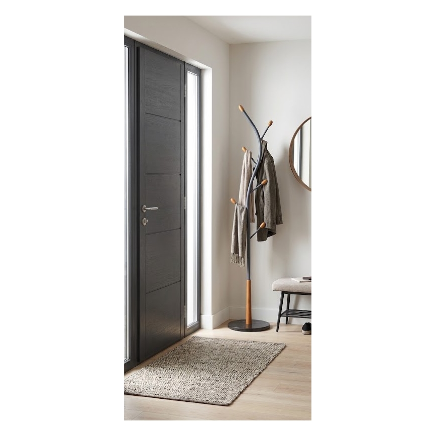 Samostojeći stalak za kapute 186x38 cm STILE crni