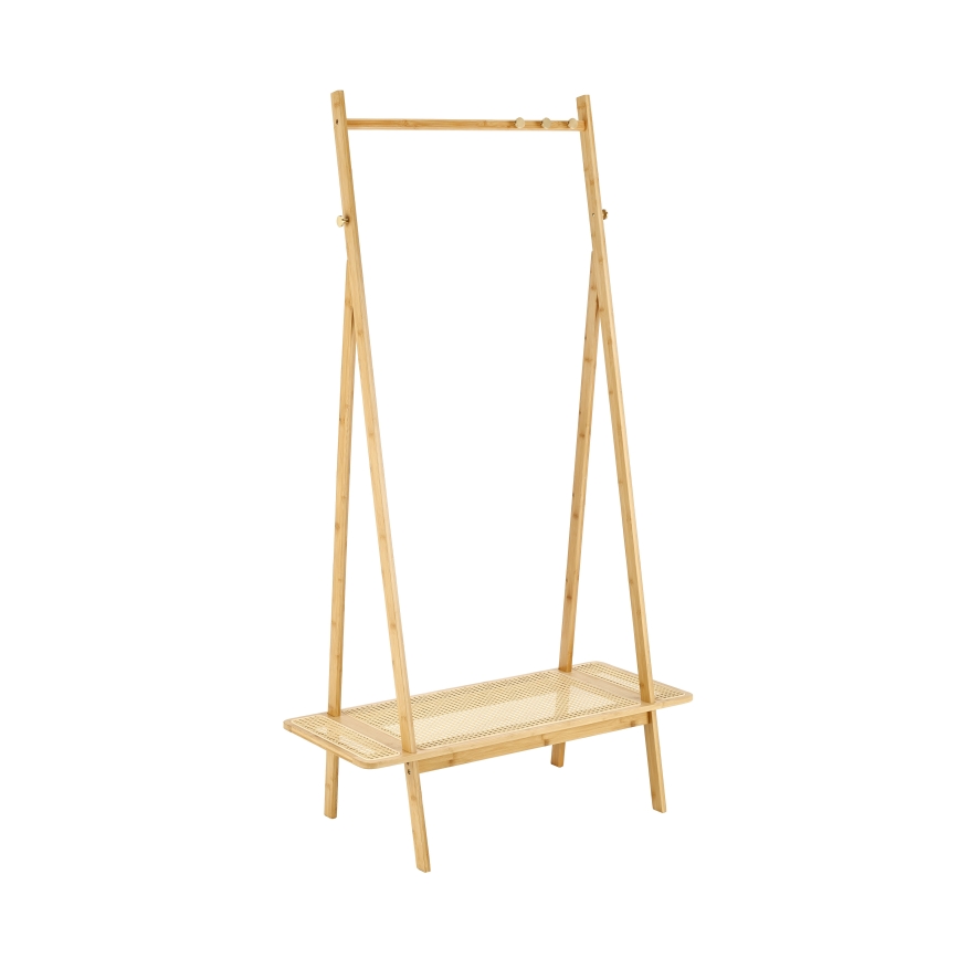 Samostojeći stalak za kapute LEGNO 168x68 cm, ratan