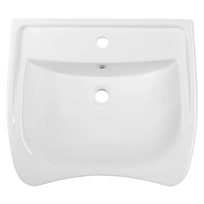 Sapho - Bezbarijerni viseći umivaonik DISABLED 60x55 cm keramika/bijela