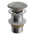 Sapho - Click-Clack slivnik za umivaonik DALMA, promjer 6,7 cm, sivi