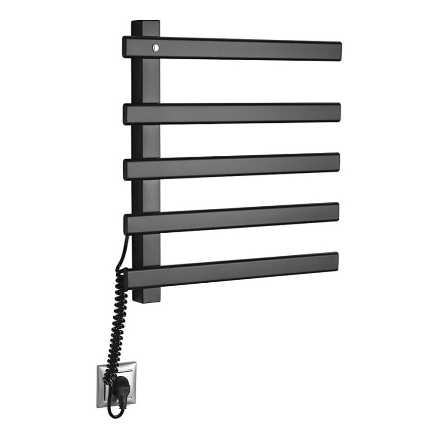 Sapho - Električna sušilica za ručnike ELCOR 63W/230V 48x52 cm mat crne boje