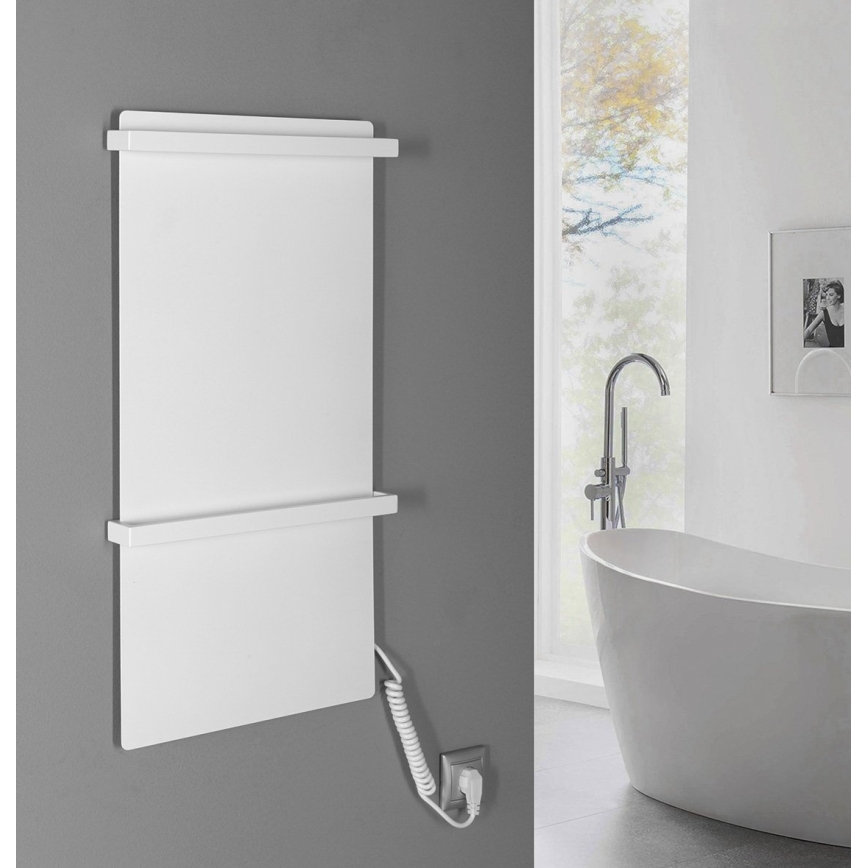 Sapho - Električni grijač ručnika ELMIS 120W 80x40 cm mat bijela