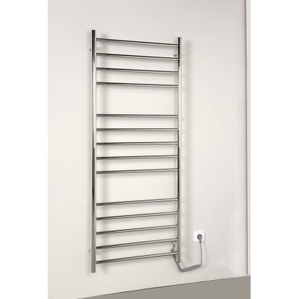 Sapho - Električni grijač za ručnike REDONDO 130W 116x63 cm sjajni krom