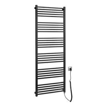 Sapho - Električni sušač ručnika METRO-E 800W 162x60 cm mat crne boje