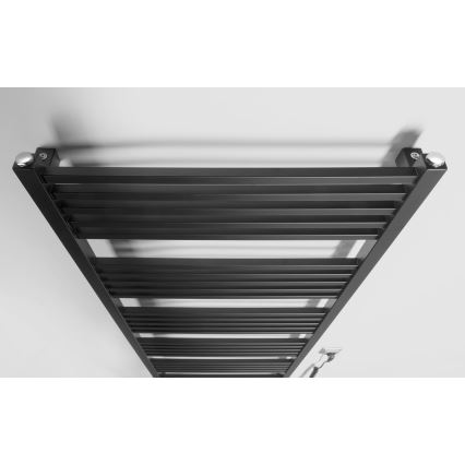 Sapho - Električni sušač ručnika METRO-E 800W 162x60 cm mat crne boje