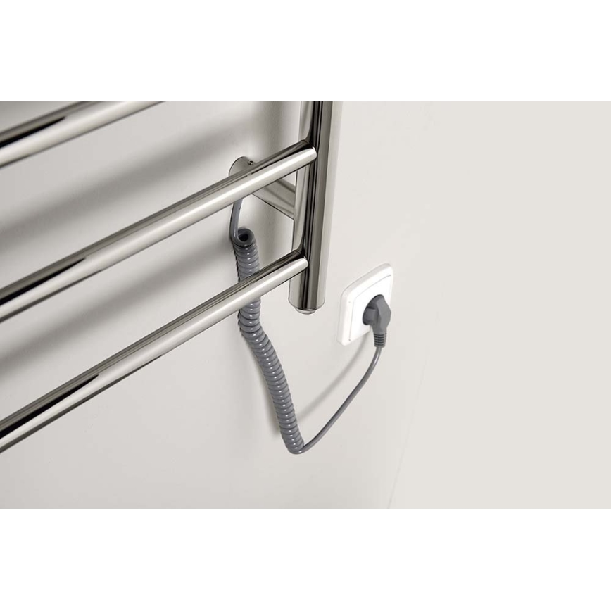 Sapho - Električni sušač ručnika REDONDO 130W/230V 63x116 cm sjajni krom