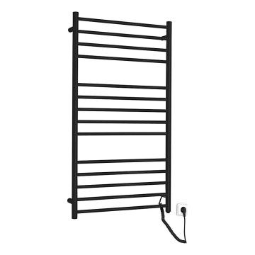 Sapho - Električni sušač ručnika REDONDO 130Wn116x63 cm mat crne boje