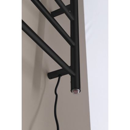 Sapho - Električni sušač ručnika REDONDO 130Wn116x63 cm mat crne boje