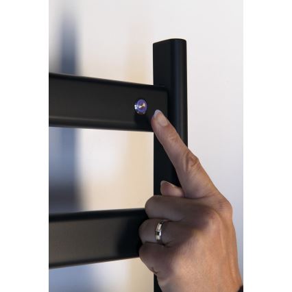 Sapho - Električni sušač za ručnike ELIAS 105W/230V 49x73 cm mat crni