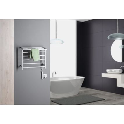 Sapho - Električni sušač za ručnike ELZOR 60 W, 47 x 50 cm, mat bijele boje