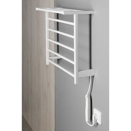 Sapho - Električni sušač za ručnike ELZOR 60 W, 47 x 50 cm, mat bijele boje