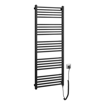 Sapho - Električni sušač za ručnike METRO-E 500W 134x50 cm mat crne boje