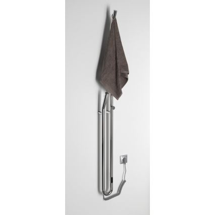 Sapho - Električni sušilac za ručnike s tajmerom DUOPASSO 45W 170x12 cm sjajni krom