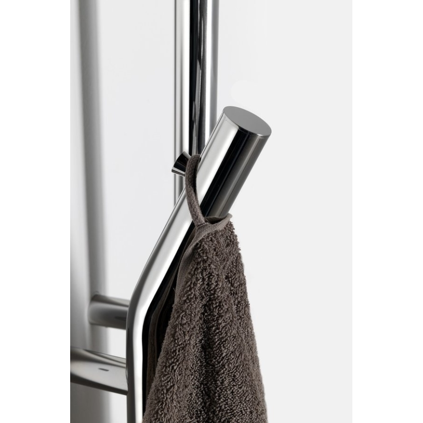 Sapho - Električni sušilac za ručnike s tajmerom DUOPASSO 45W 170x12 cm sjajni krom