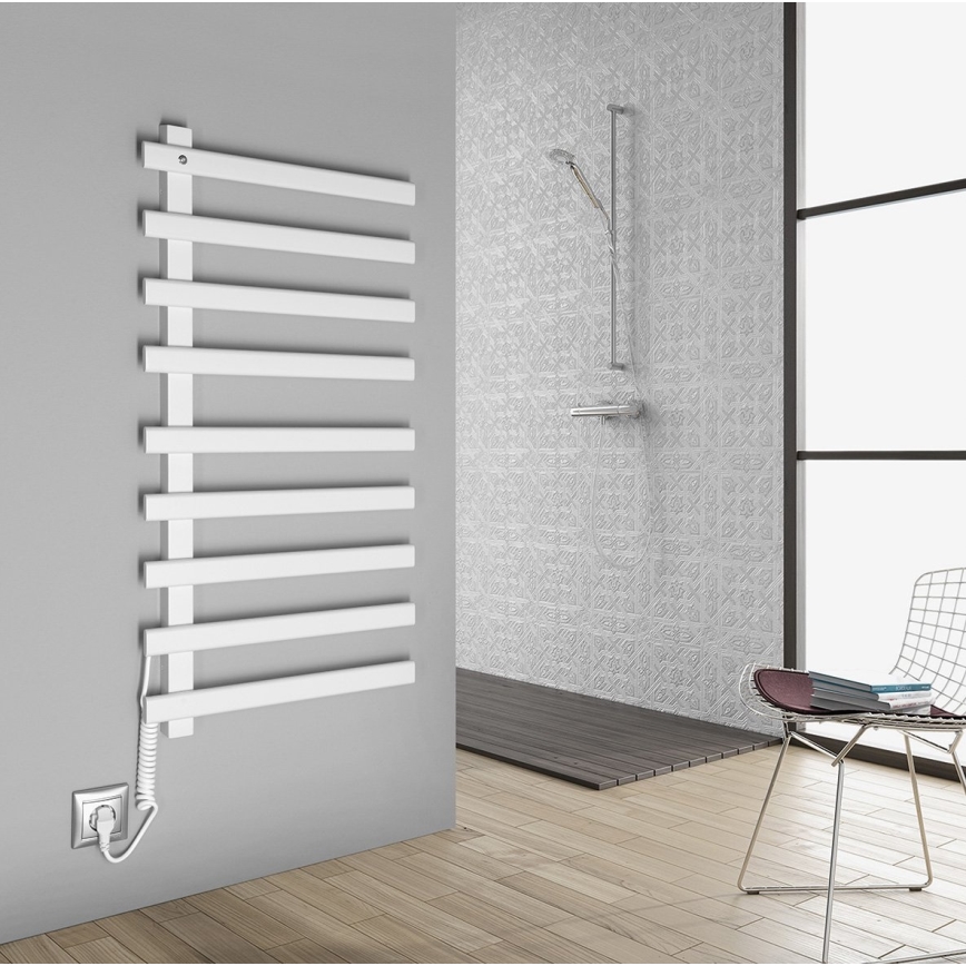 Sapho - Električno sušilo za ručnike ELCOR 128W 92x48 cm mat bijele boje