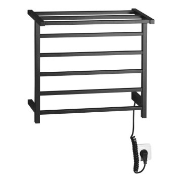Sapho - Električno sušilo za ručnike ELZOR 60W 47x50 cm mat crna