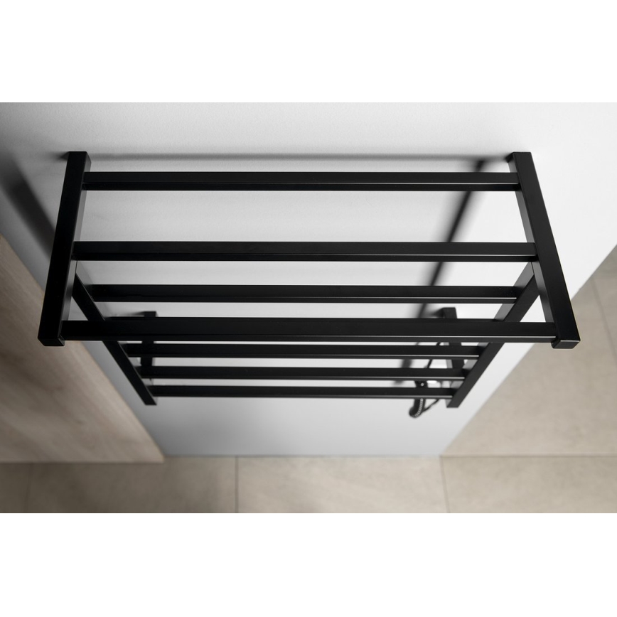 Sapho - Električno sušilo za ručnike ELZOR 60W 47x50 cm mat crna