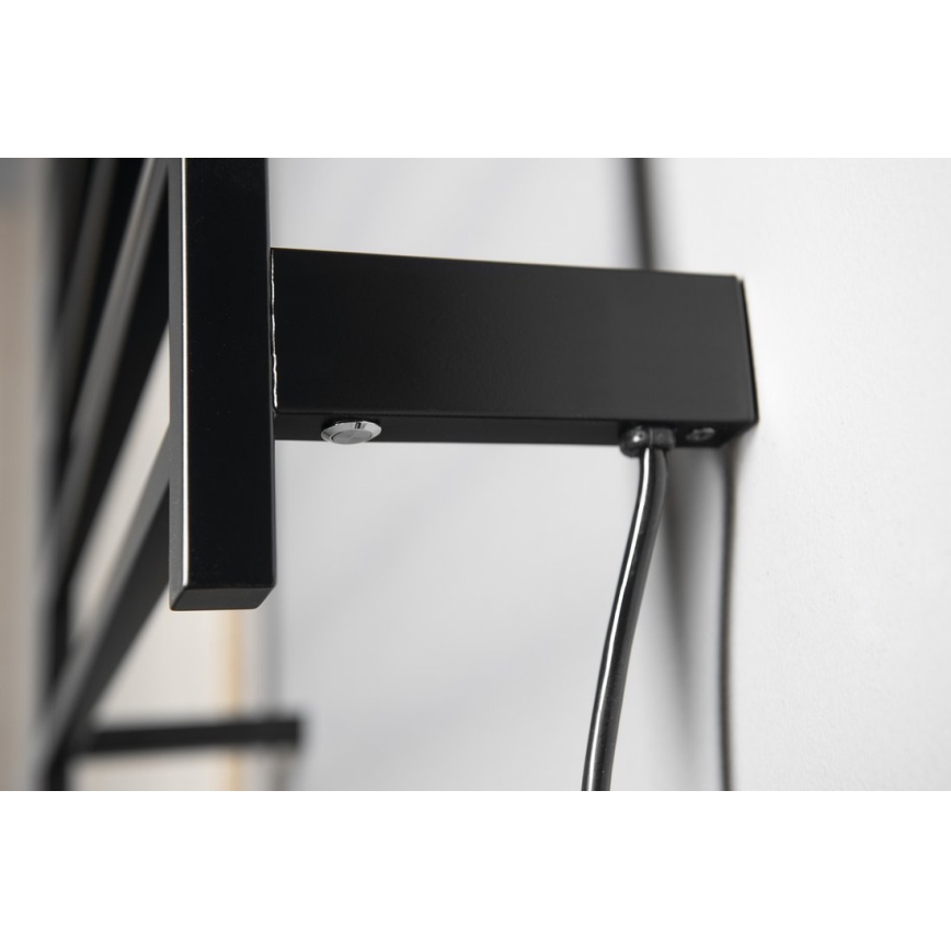Sapho - Električno sušilo za ručnike ELZOR 60W 47x50 cm mat crna