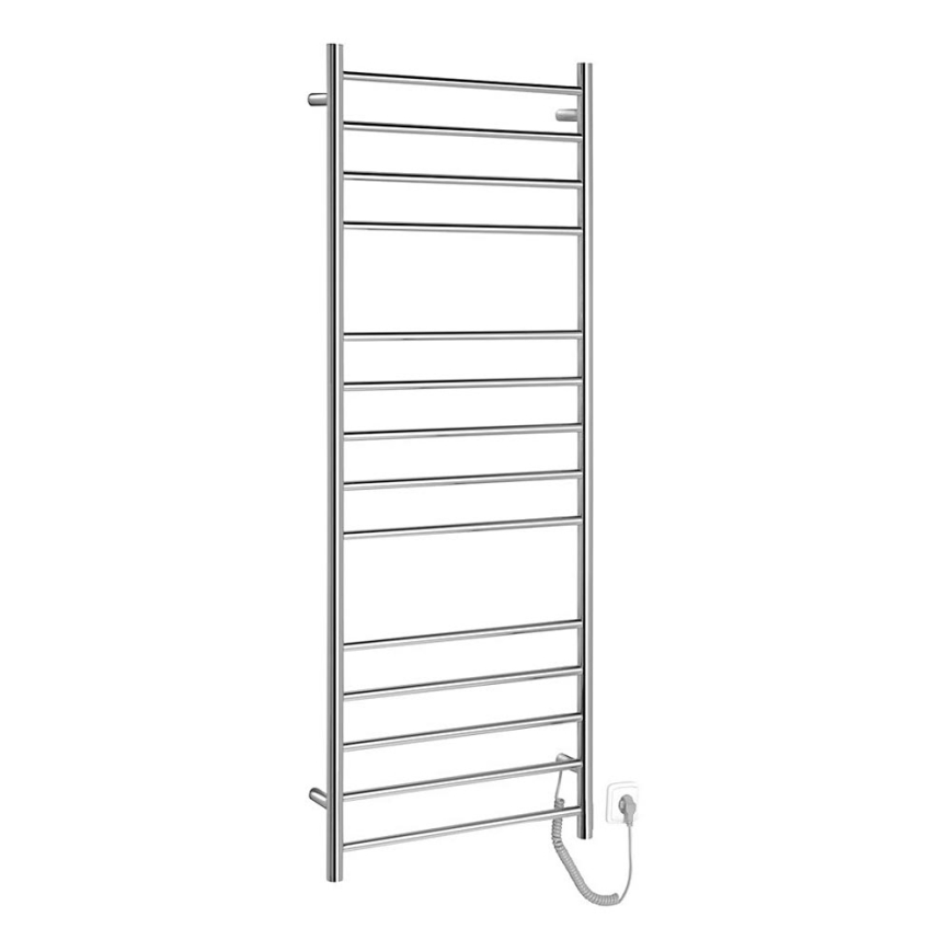 Sapho - Električno sušilo za ručnike REDONDO 130W/230V 150 cm sjajni krom desna okrugli
